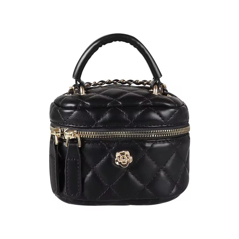 Leather Bucket Box Handbag π