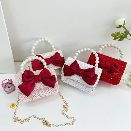 Christmas Red Bow Handbags 💞