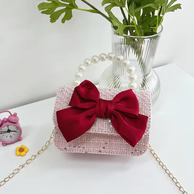 Christmas Red Bow Handbags 💞