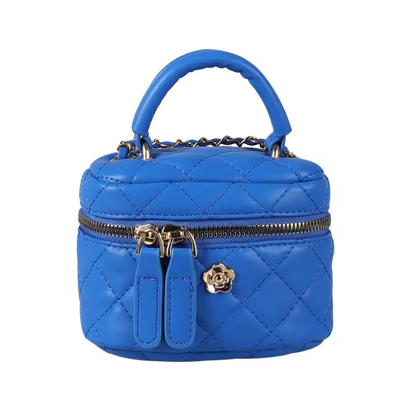 Leather Bucket Box Handbag π