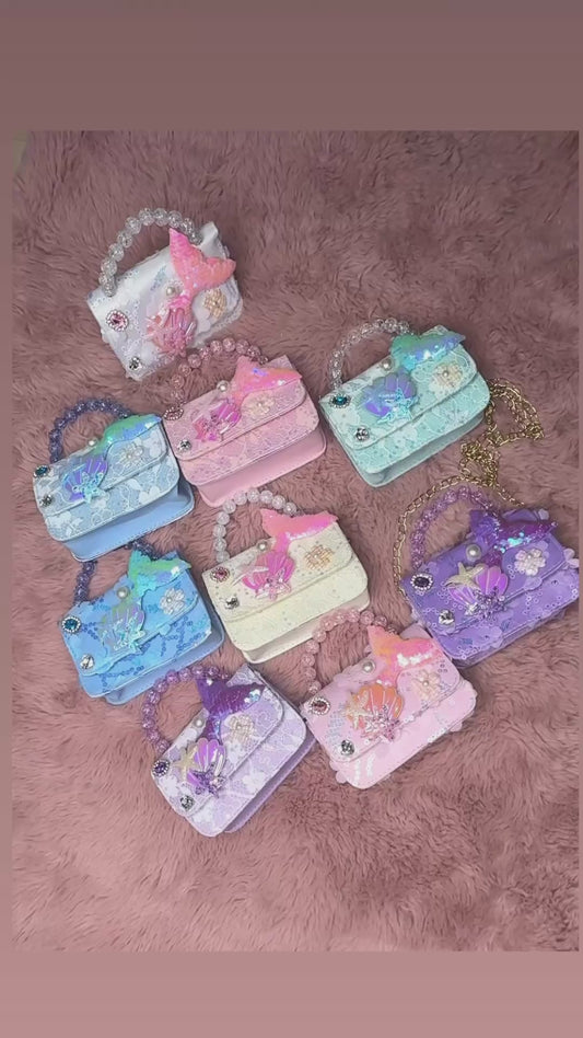 Mermaid Handbags with charms 🧜♀️