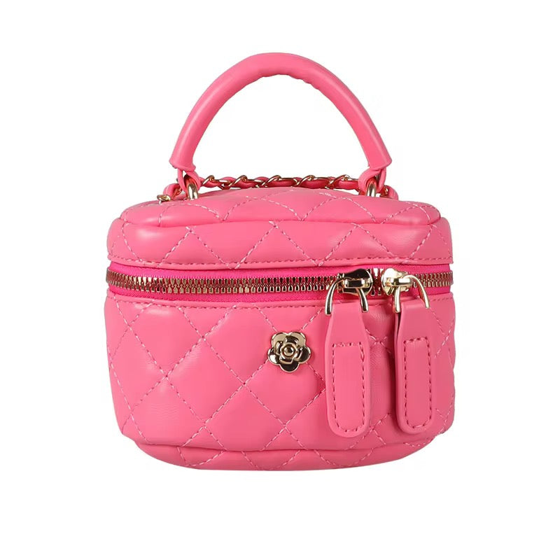 Leather Bucket Box Handbag 💞