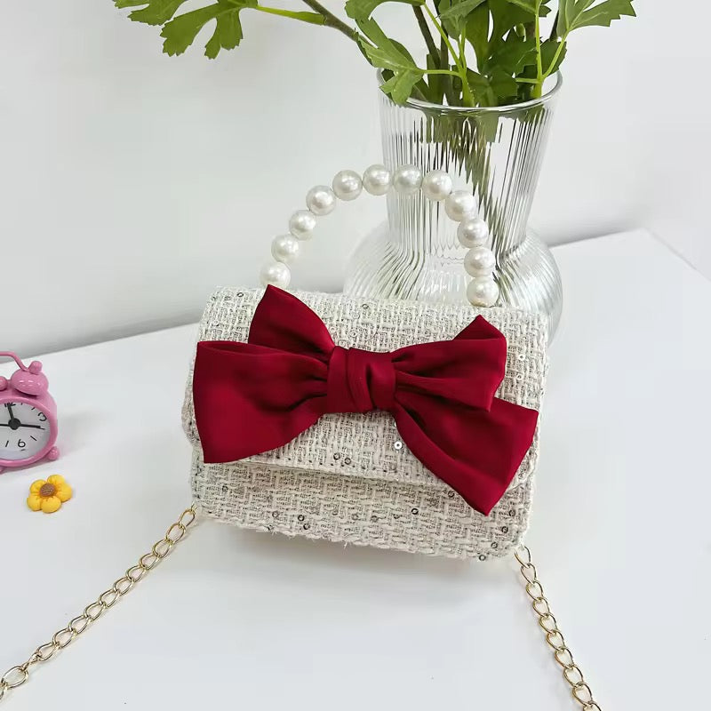 Christmas Red Bow Handbags 💞