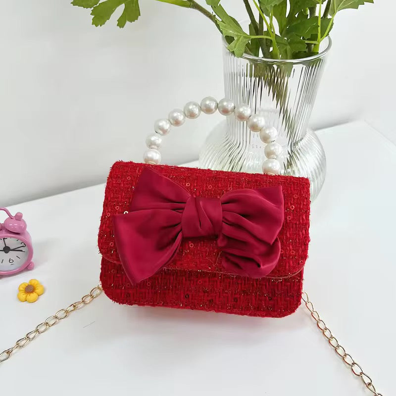 Christmas Red Bow Handbags 💞