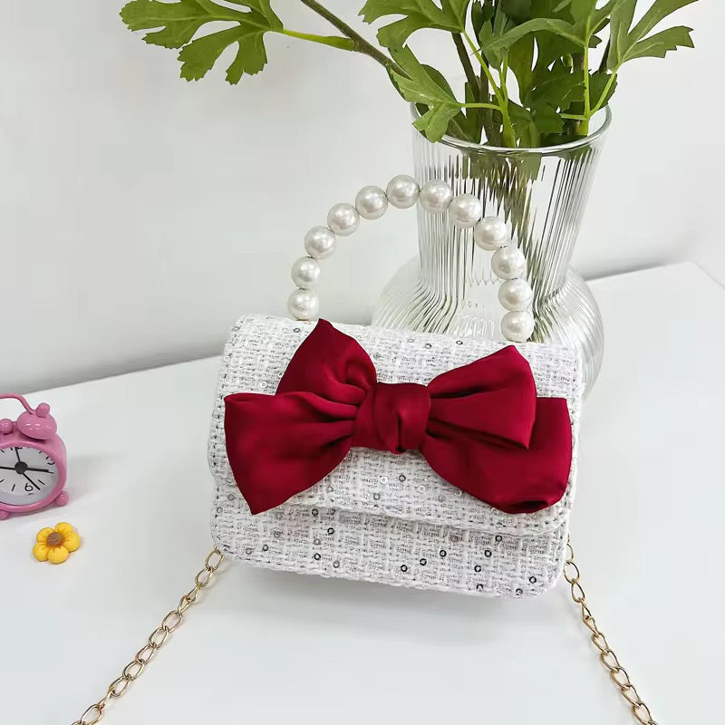 Christmas Red Bow Handbags 💞